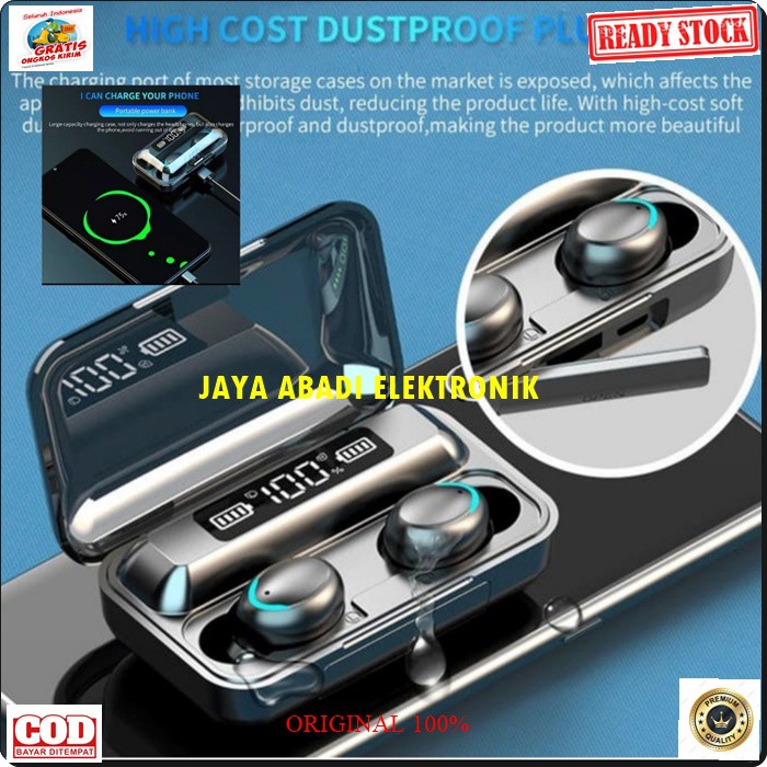 J356 HEADSET BLUETOOTH TWS POWERBANK PB WIRELESS EARPHONE STEREO SPORT DOBEL BAS DOUBLE BASS MP3 MUSIC AUDIO HEADPHONE HANDFREE BT EARPHONE LIPAT BLUETOOT BLUETOT MUSIK SOUND NELPON CALL CAS CHARGE HEADSET EAEPHONE WIRELESS UNIVERSAL BISA JADI POWERBANK