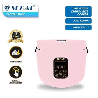 SEKAI Rice Cooker Digital Low Sugar Low Carbo / Penanak Nasi Magic Com Anti Gemuk 1.2 L / CMW 720 LS