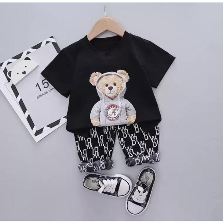 COD/SETELAN ANAK TERBARU/SETELAN TEDDY PILIH WARNA