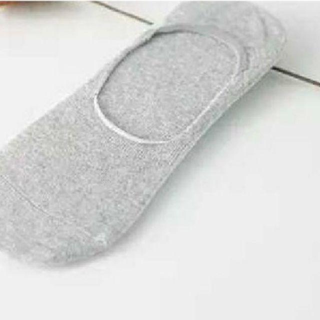 KAOS KAKI BALET INVISIBLE / KAOS KAKI PENDEK / HIDDEN SOCK ( pria & wanita )-Abu muda