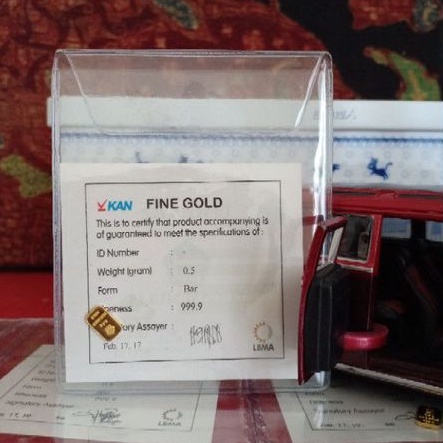 Logam Mulia LM Antam Retro Klasik 0.5 gram Portrait