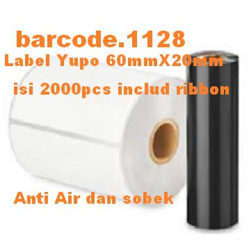 

LABEL YUPO 60mm x 20mm