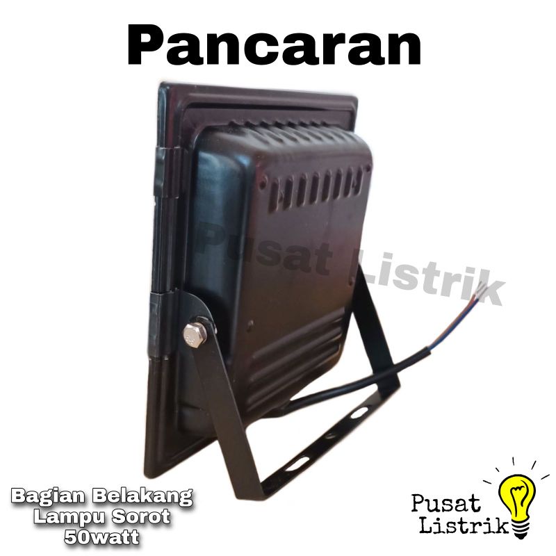 Lampu Sorot LED 50 Watt Pancaran + Bubble Wrap Lampu Tembak LED 30W 50W 100W Pancaran