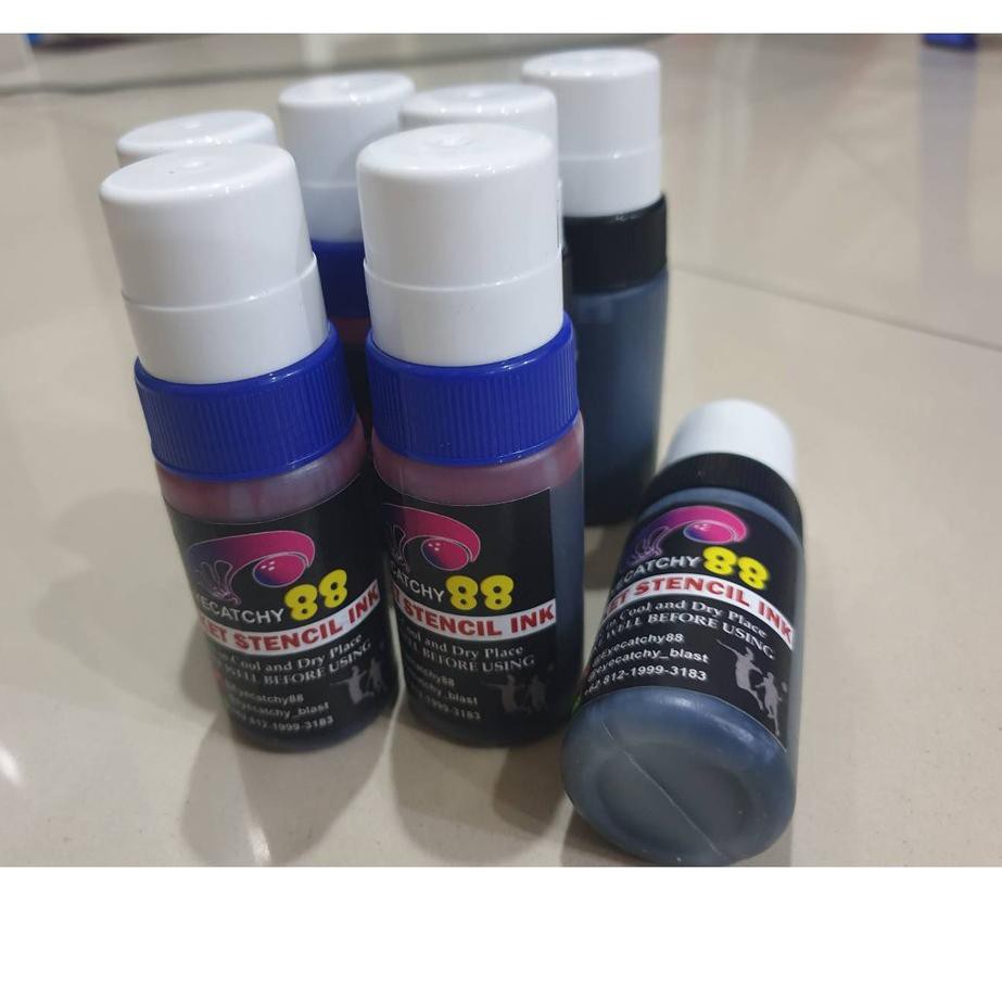 

8DJ★ Tinta/Ink DAN Stencil Card Badminton/Logo Raket/ Cetakan Raket Bestseller❤️