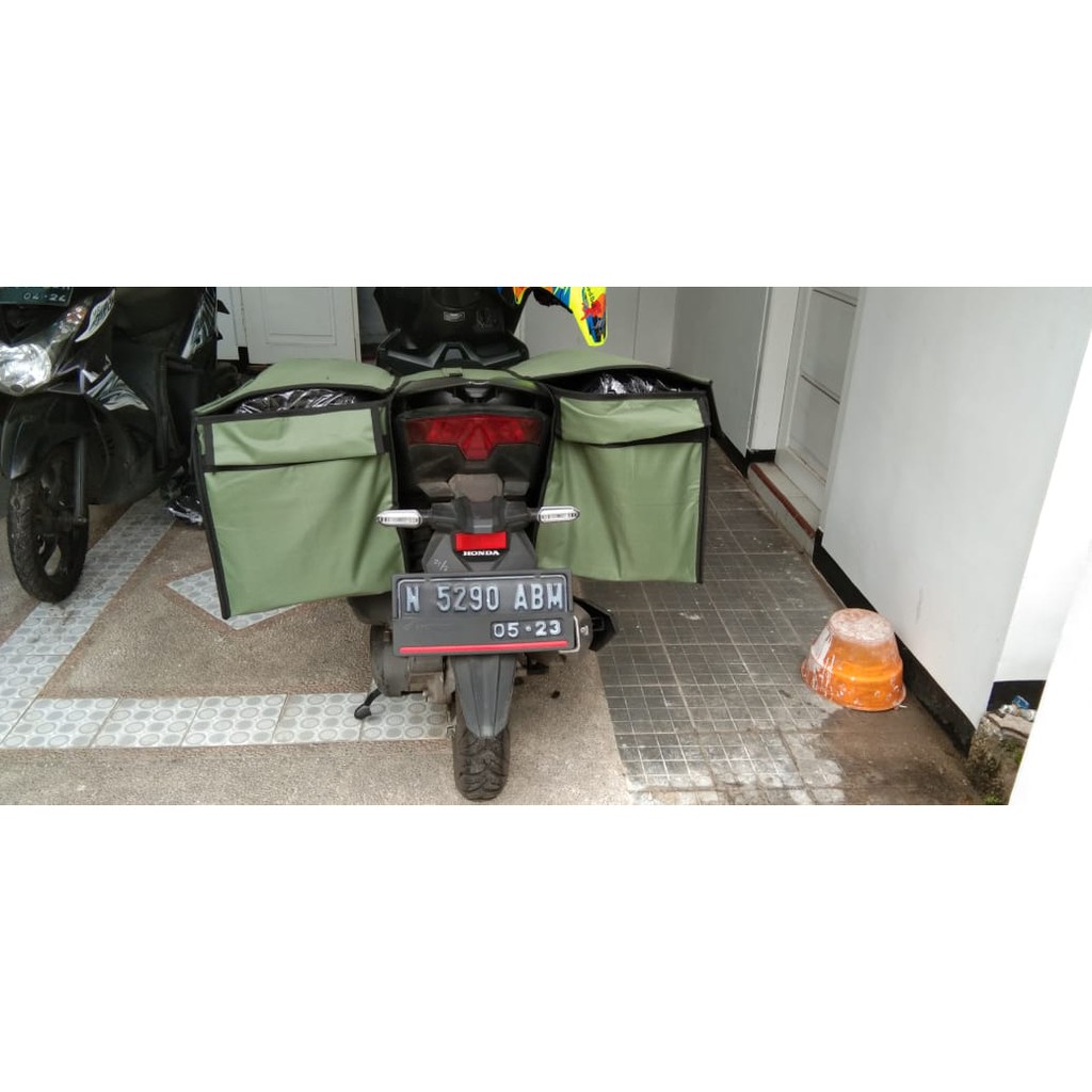 Promo Tas Pos Obrok  Tas Kurir Obrok Sepada Motor Canvas Termurah