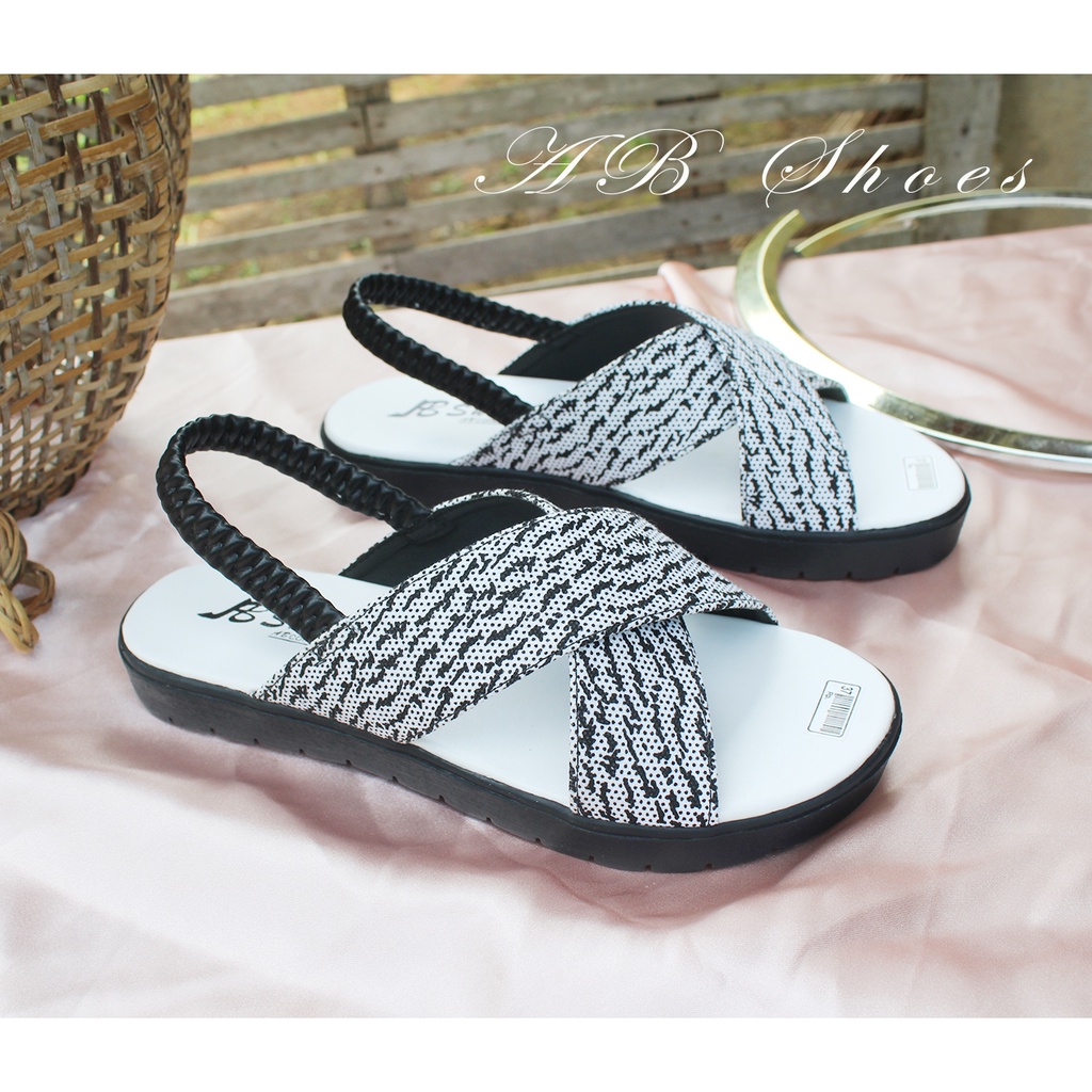 Promo Sandal Flat Wanita Silang Tali Karet Elastis Sandal Flip Flop Wanita Termurah Sandal Wanita Terbaru Nyaman Original