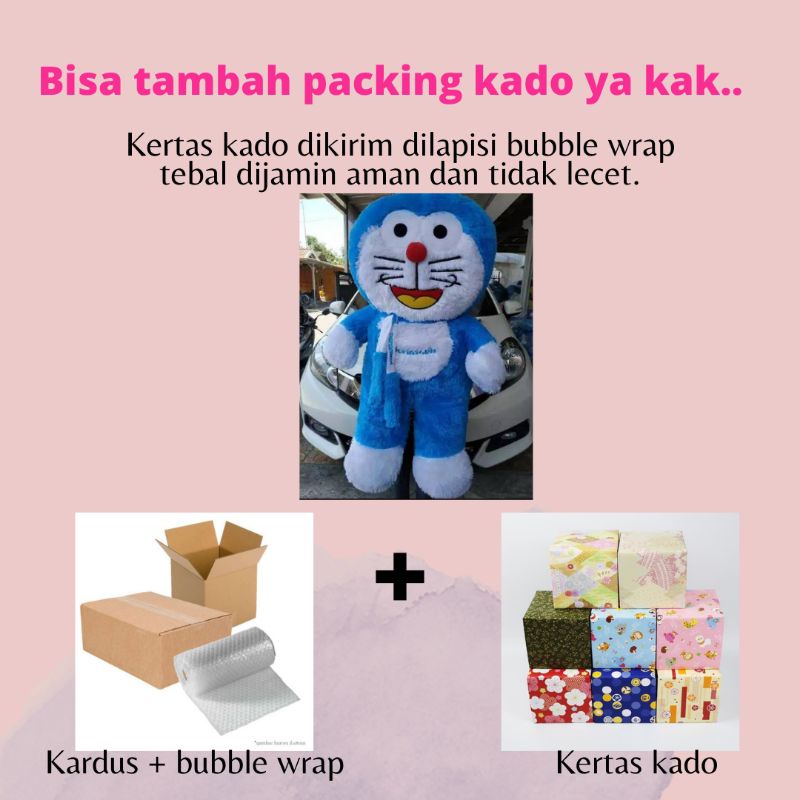 BONEKA DORAEMON 1 METER JUMBO / DORAEMON LUCU BONEKA TERMURAH TERLARIS