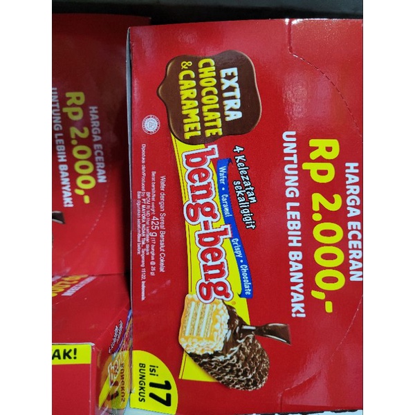 

Beng beng jumbo kemasan terbaru @25g/bok 17pcs