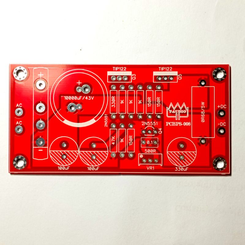 Jual T-Audio PCBPS-008 DHT Power Supply PCB PSU Capacitance Multiplier