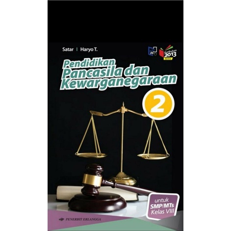 Buku Pelajaran PPKn-Pendidikan Pancasila Dan Kewarganegaraan Kelas 1,2,3 SMP/MTs Kurikulum 2013 Revisi