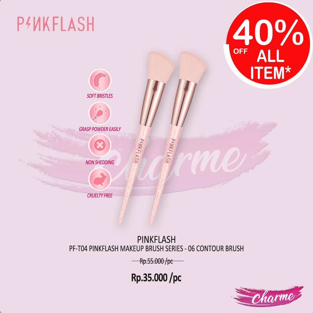 (READY &amp; ORI) Pinkflash Pink Flash Countour Brush Series PF T04 T 04