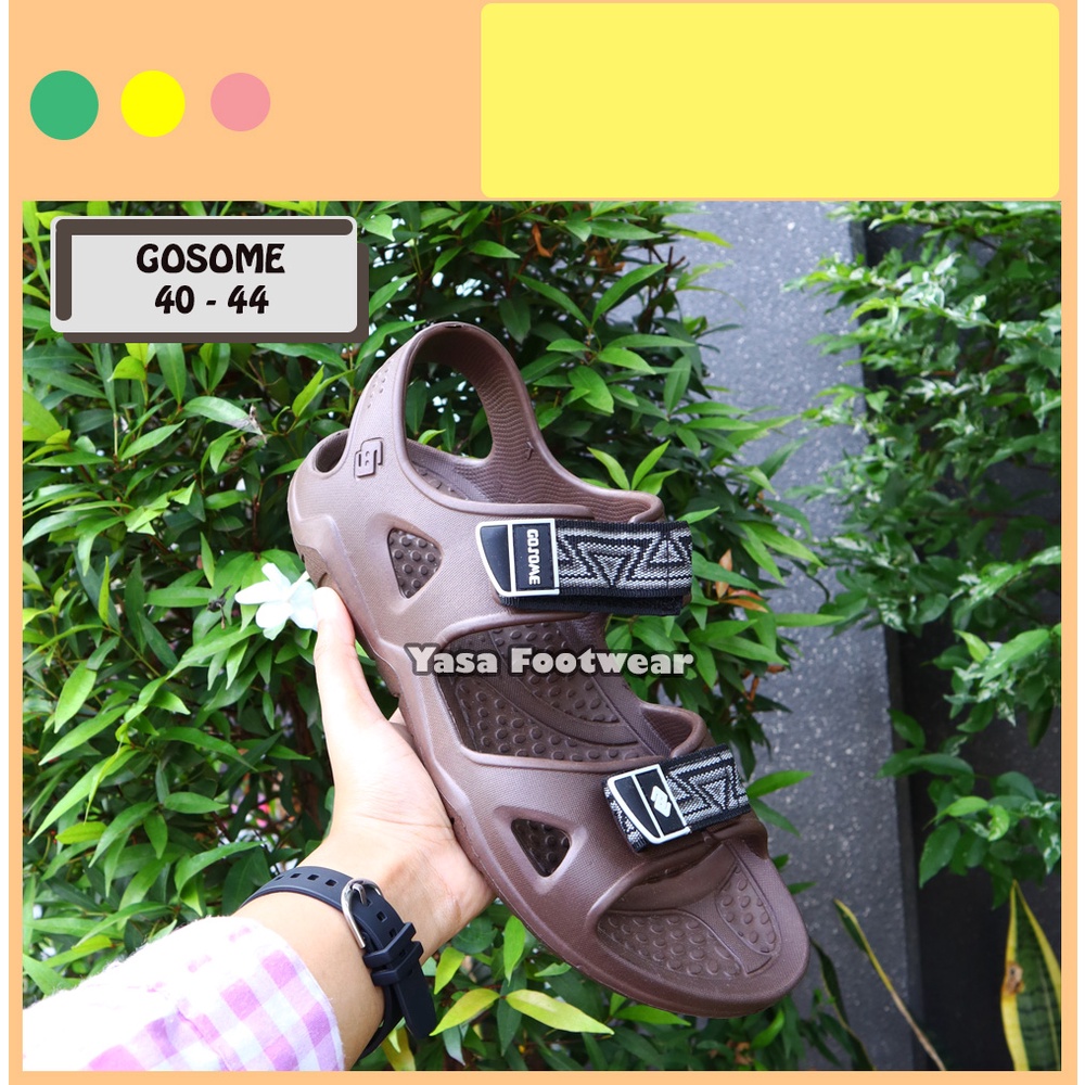 Yasa Footwear - Sandal Gunung Gosome 40-44 / Sandal Gunung Pria / Sandal Karet Pria / Sandal Gunung 