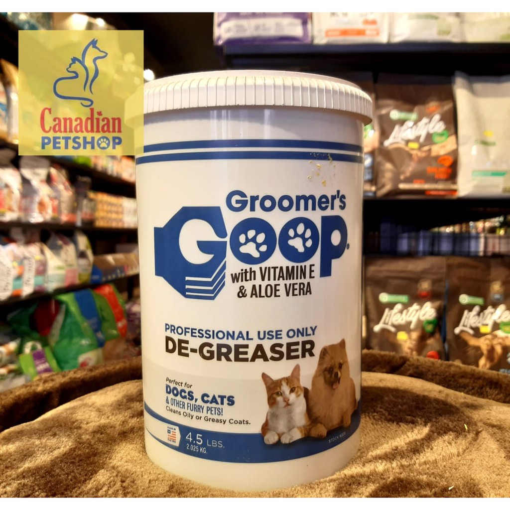 Pembersih Minyak Kucing Anjing Hewan anda Groomers Goop 45L BS (2,025 KG)