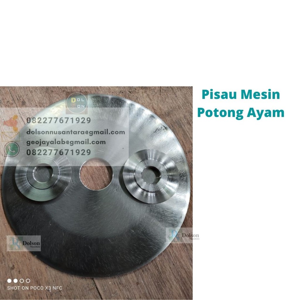 Pisau Mesin Parting Pisau mesin potong Ayam Stainless Steel - Tebal 3 mm