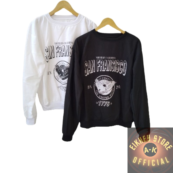 San Fransisco Sweater Crewneck Outerwear Korean Style