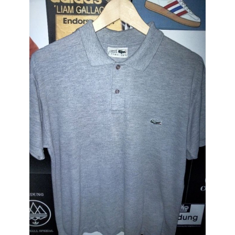 light grey lacoste polo