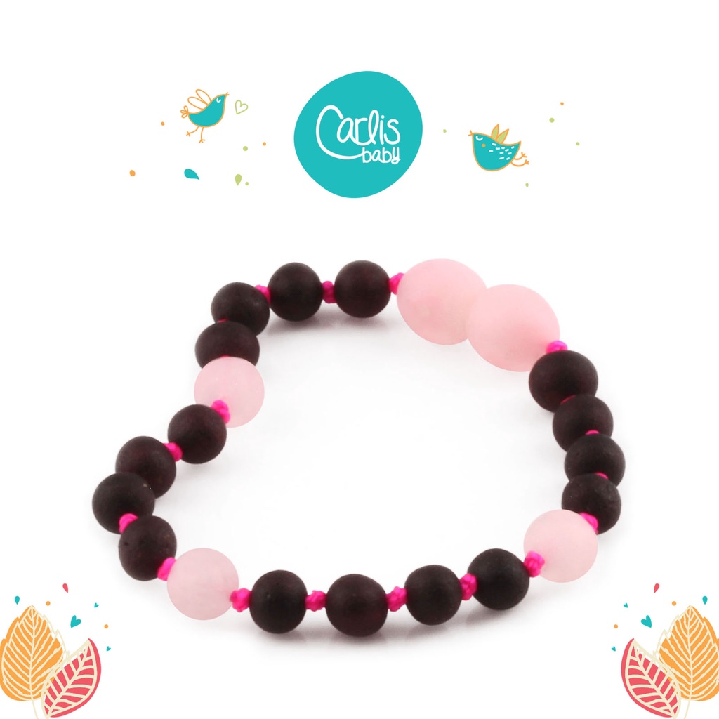 AG65 Kalung dan Gelang Amber Tumbuh Gigi Bayi By Carlis Baby