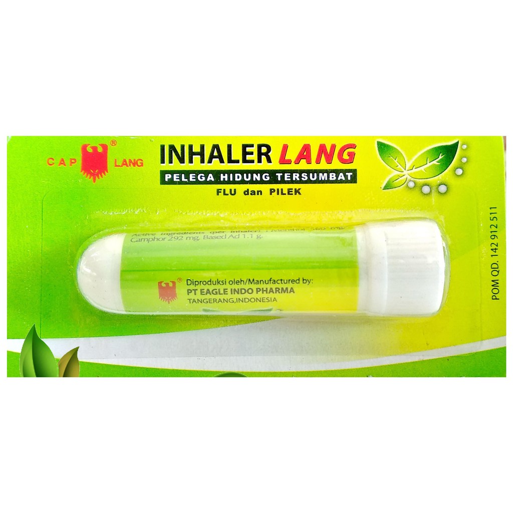 Cap Lang Inhaler - Pelega Hidung Tersumbat - Lifepack-1