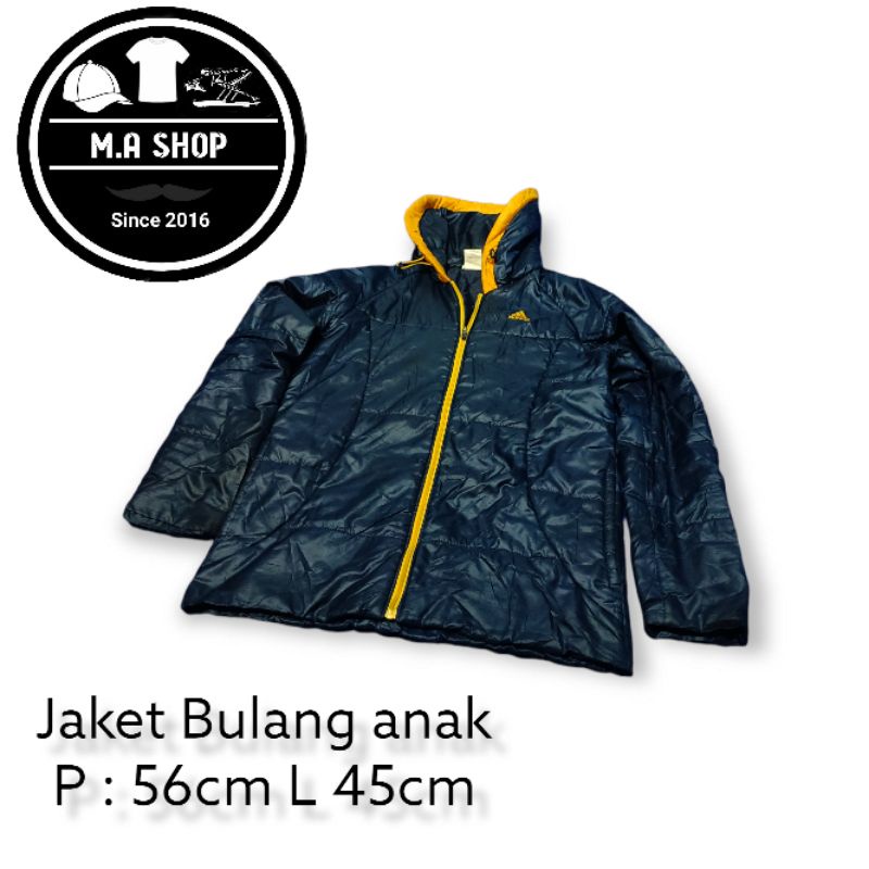 jaket Bulang Adidas Second original / jaket Bulang anak Adidas / jaket Adidas