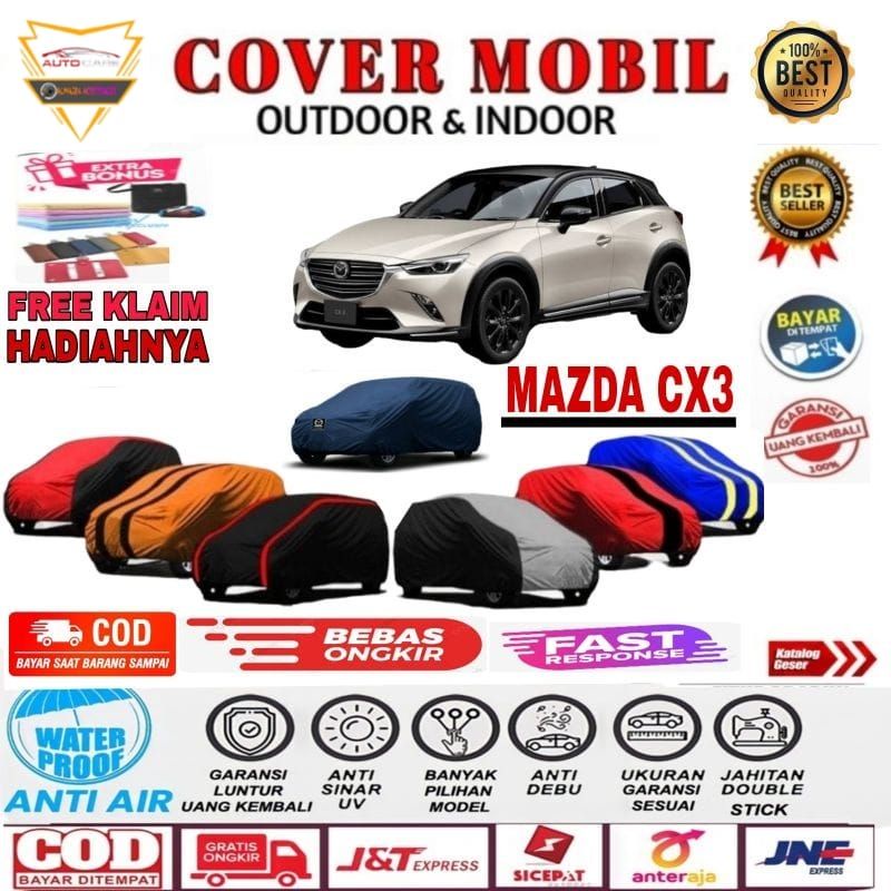 Cover Mobil  Mazda CX 3 CX6 Sarung Mobil Mazda Cx3 Mantel Mobil Mazda Cx3 Selimut Mobil Mazda  Outdoor Indoor Urban Mobil Mazda Cx3