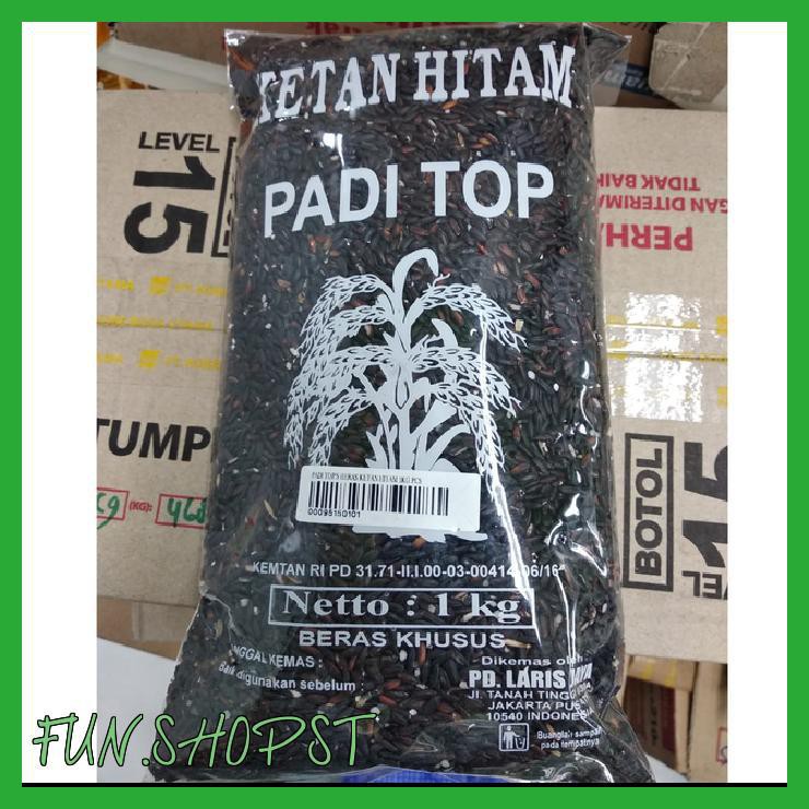 

ORI BERAS KETAN HITAM CAP "PADI TOP" 1KG