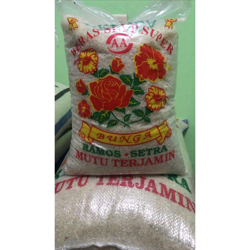 

BERAS MERK BUNGA KUALITAS PREMIUM 5 KG