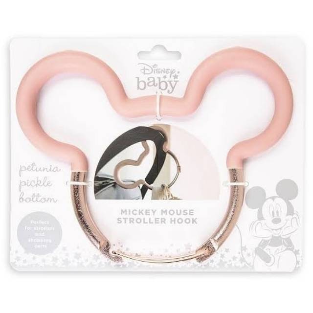 PETUNIA PICKLE Bottom MICKEY MOUSE STROLLER Hook ROSEGOLD PINK