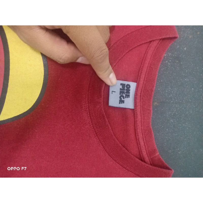 Kaos Anime One Piece Vintage Second Original