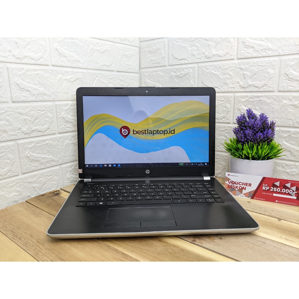 HP Laptop 14-bw0xx (RAM 8GB DDR4, AMD A4-9120) Garansi 1 Tahun Bestlaptop