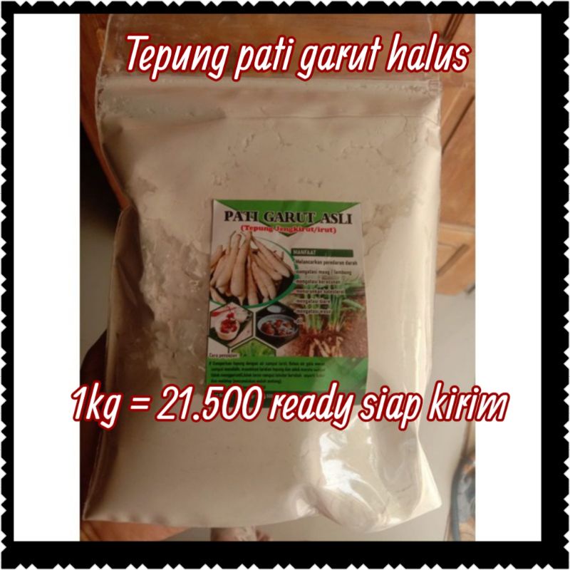 

TEPUNG PATI GARUT / TEPUNG IRUT HALUS 1kg