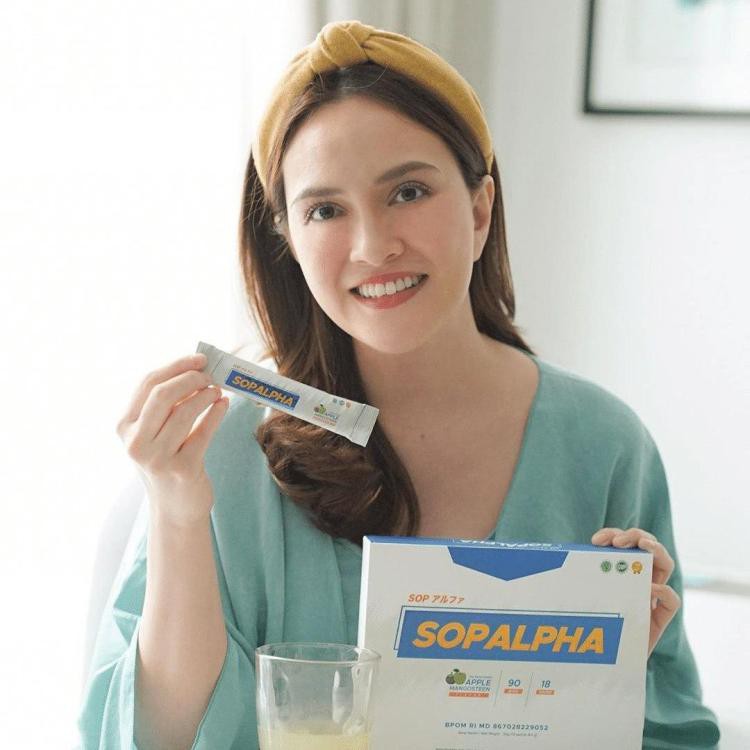 SOPALPHA BIo Boost Original Product BPOM 1 BOX 18 Sachet Minuman Kesehatan Nutrisi Vitamin Asli