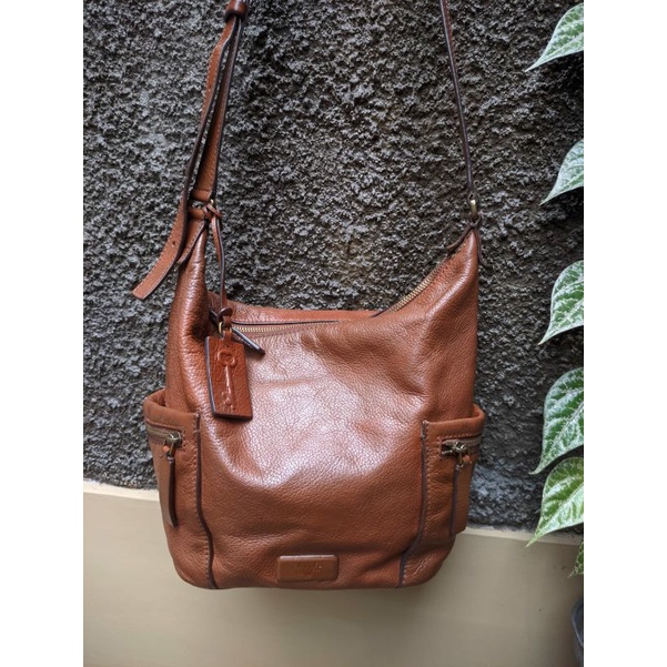 Preloved Tas Fossil Brown Original