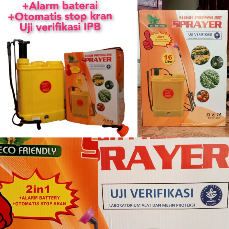 Sprayer 2in1 JITU kualitas /ELEKTIK & MANUAL/terverivikasi IPB bogor
