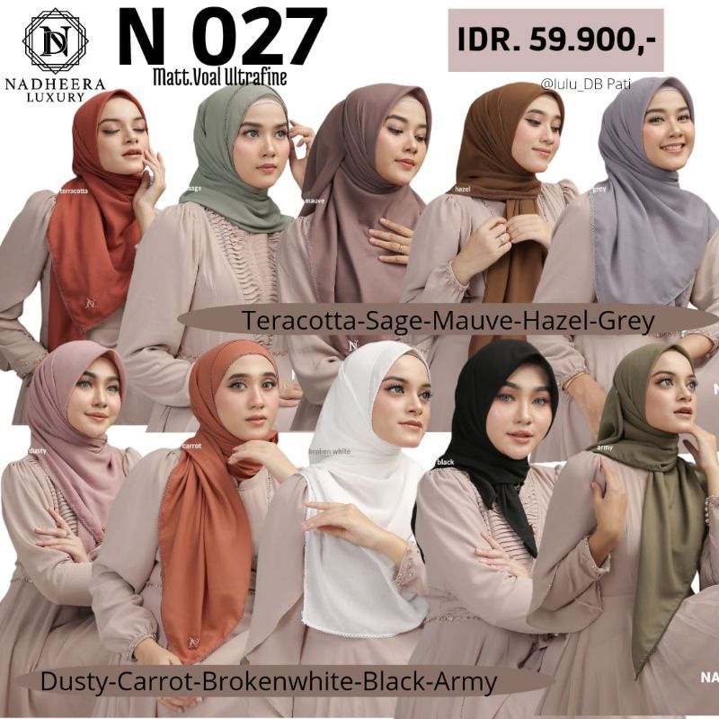 N027 ✅ Nadheera Luxury ( READY STOK)