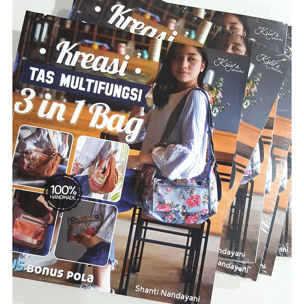 

Buku "Kreasi Tas Multifungsi 3 in 1 Bag" (New)