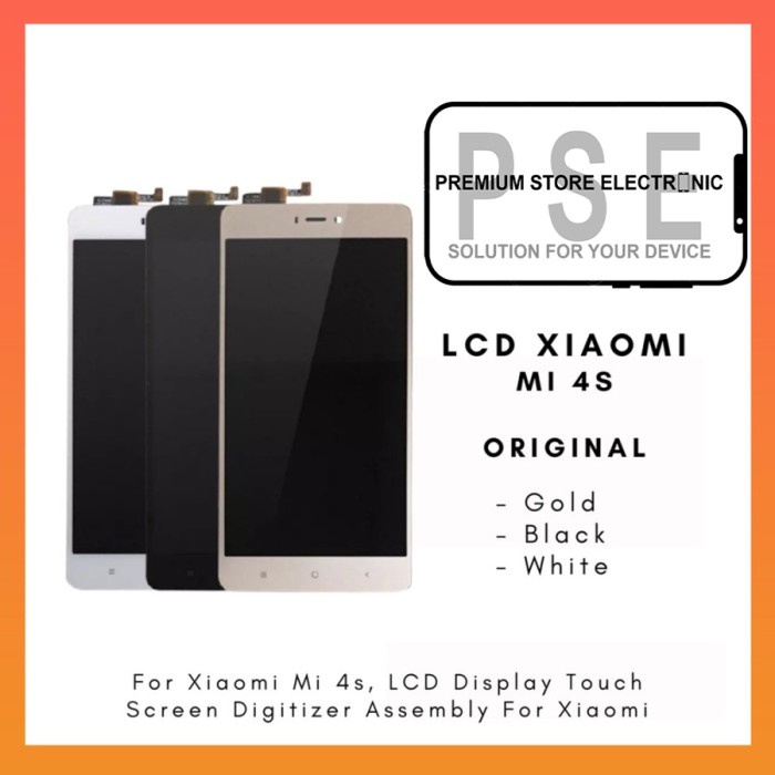 LCD Xiaomi Mi 4s Fullset Touchscreen ORIGINAL Garansi 1 Bulan