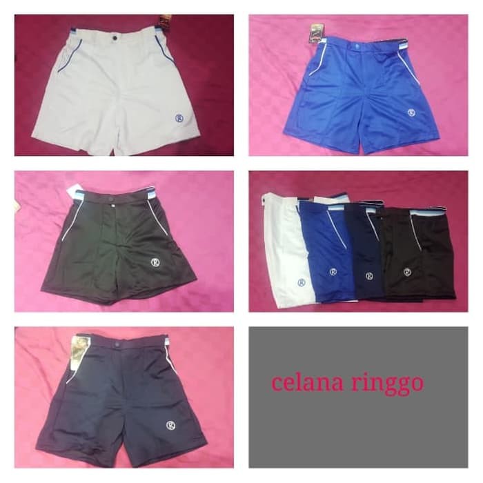 CELANA PUTIH POLOS TES AKADEMI-CELANA OLAHRAGA TENIS RINGGO PUTIH POLOS BERKANTONG-1