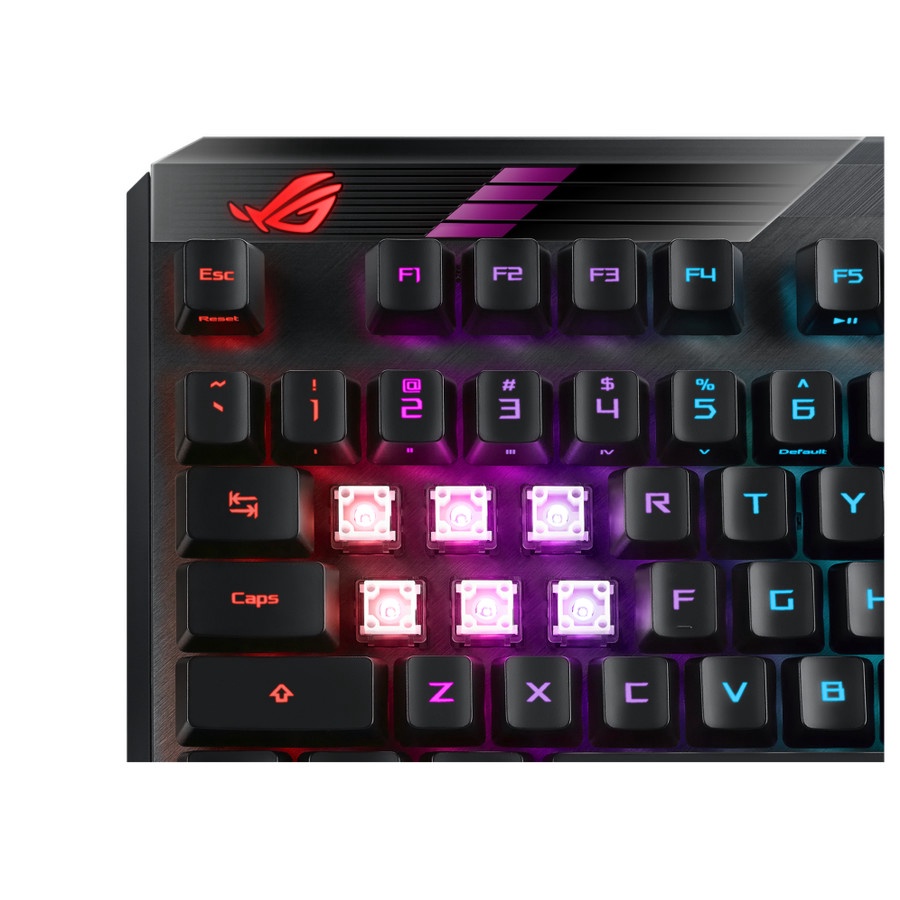 Asus ROG Claymore II - RGB Mechanical Elite Gaming Keyboard (ROG RX Switch RX Red/ROG RX Switch RX Blue)