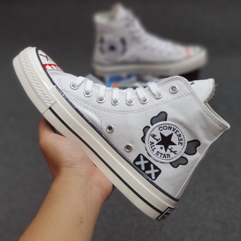 OBRAL SEPATU CONVERSE 70S HIGH X KAWS COMPANION PUTIH IMPORT QUALITY-4