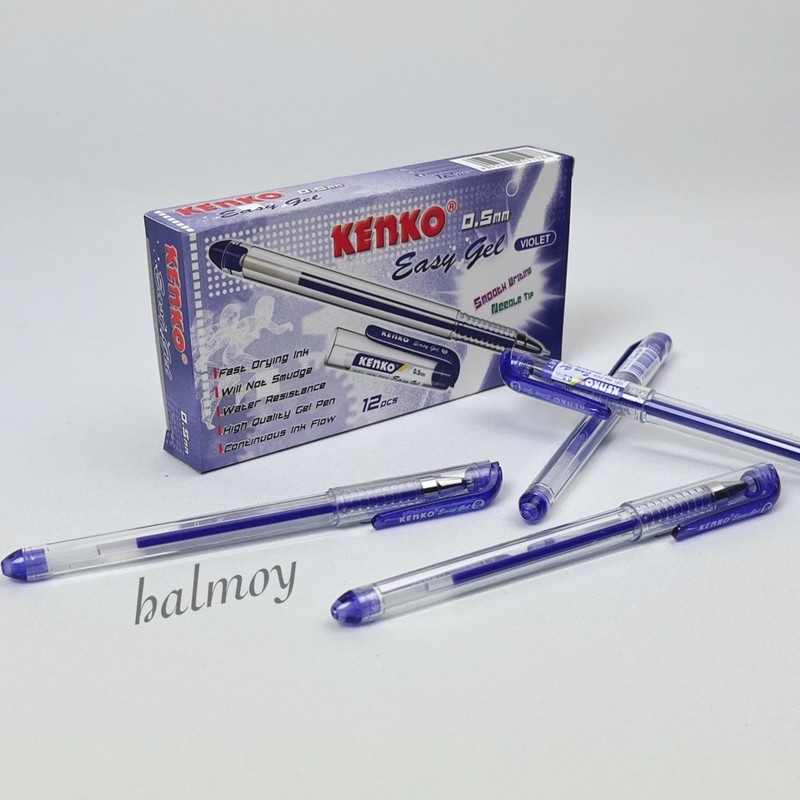 

PULPEN GEL / CAIR KENKO EASY GEL WARNA VIOLET ( 1 BOX = 12 PCS )