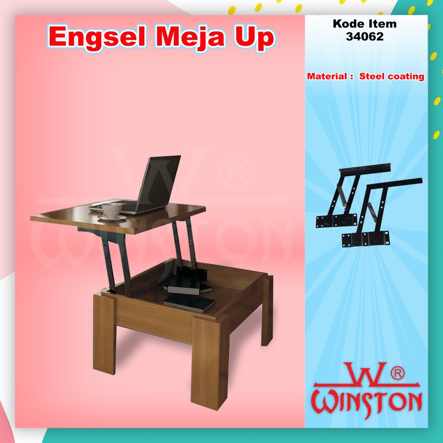 ENGSEL MEJA UP / MEJA MAKAN / MEJA LIPAT