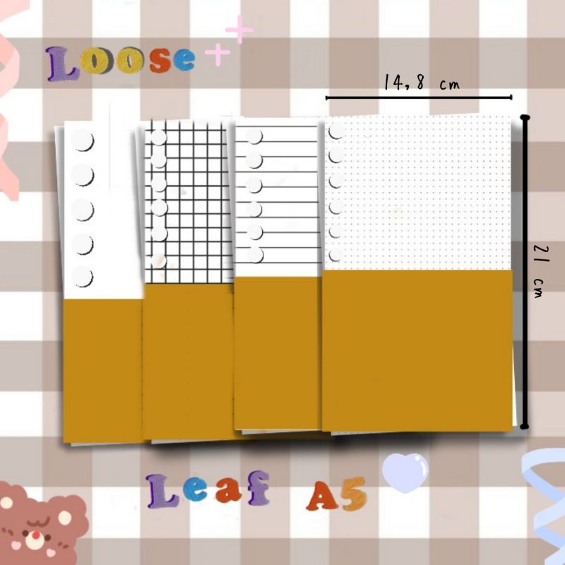 

Isi Kertas Binder(Kertas File)Ukuran A5 HVS 50Lembar