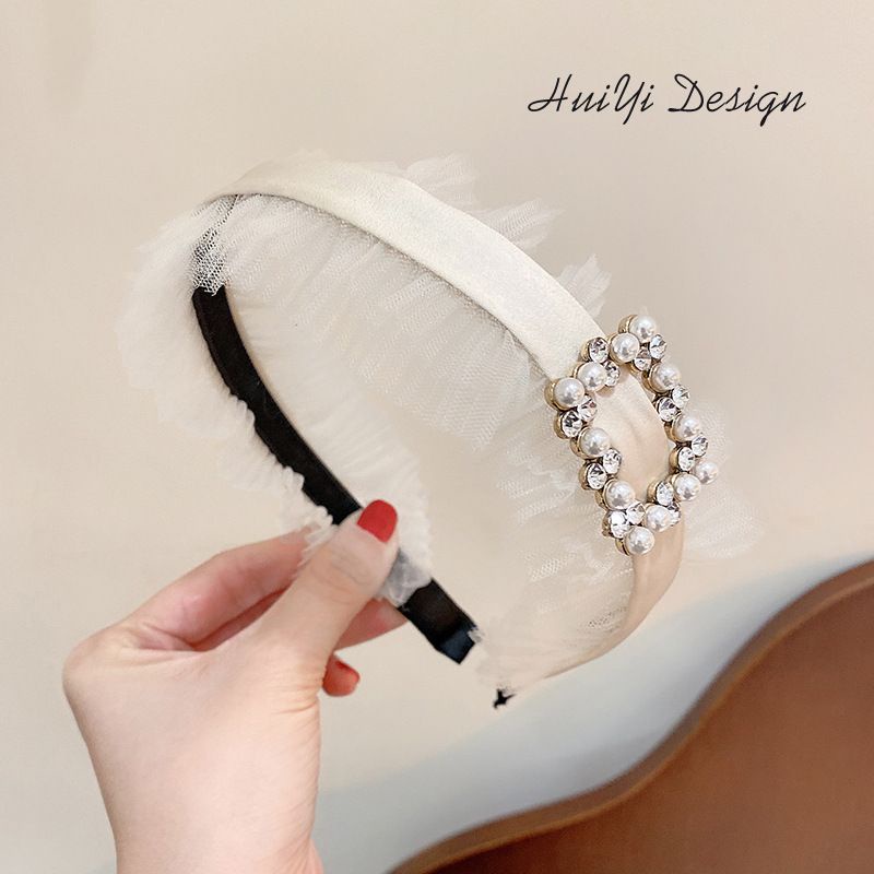 bando wanita premium elegan victoria mutiara klasik