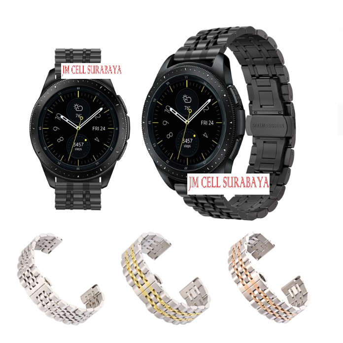 Strap Stainless Steel 20mm Dual Colour Untuk Samsung Galaxy Watch 42mm / Active