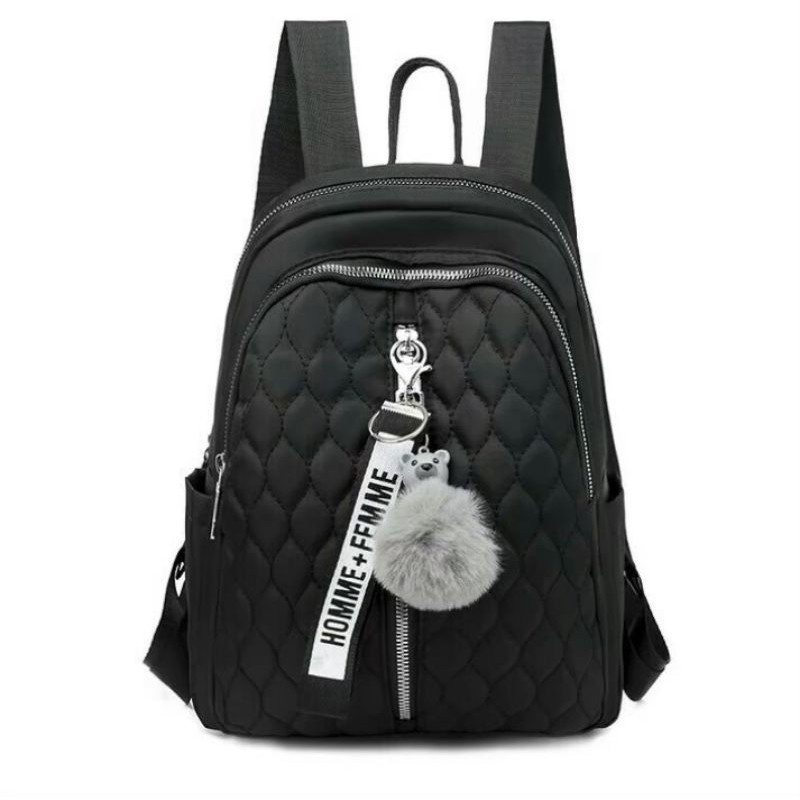 Tas gendong wanita ransel Warna Hitam