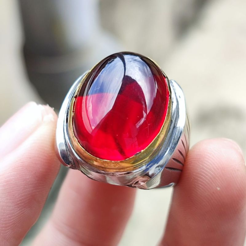 BATU MERAH SIAM ASLI CATAM TOP QUALITY SIAP PAKAI