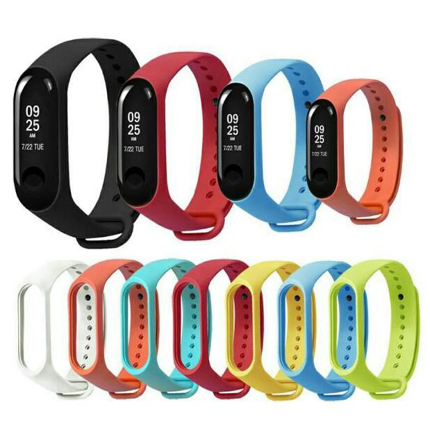 [CODE HD ↑ღ301] Strap Smartwatch Xiomi MiBand 3 Mi Band 4 Strap Smart Watch M3 Plus Original Color #