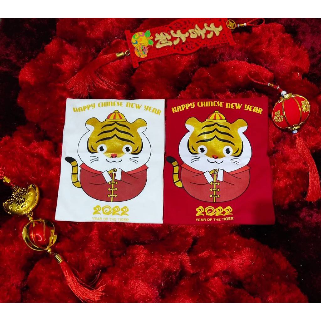 Kaos / Baju Tiger Chibi Tahun Baru Imlek Sincia Year of Tiger 2022 Dewasa Seri 03
