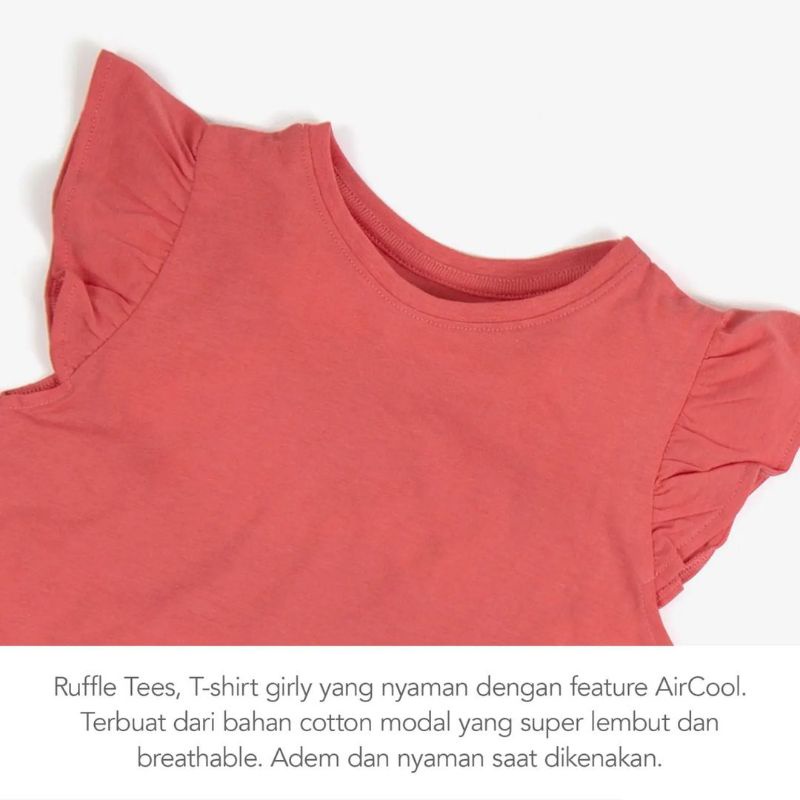 VELVET JUNIOR T-SHIRT RUFFLE (GIRL) 1 Pcs / Pack.