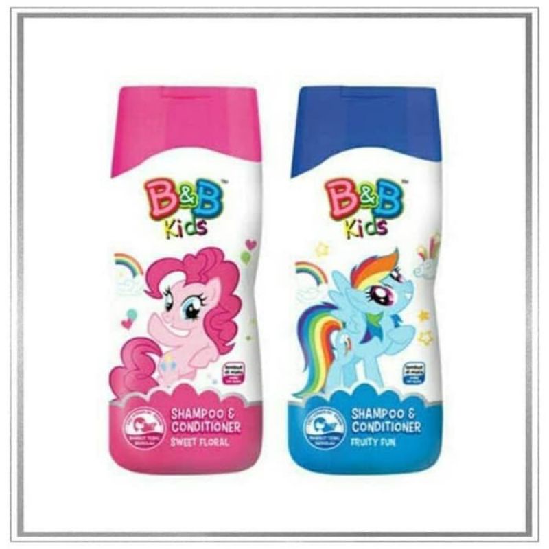 Shampoo anak B & B kids / B&B Kids Shampoo & Conditioner Little Pony 200 ml